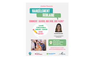 Atelier Harcèlement scolaire