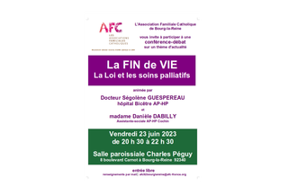 Conférence Fin de vie AFC Bourg-la-Reine