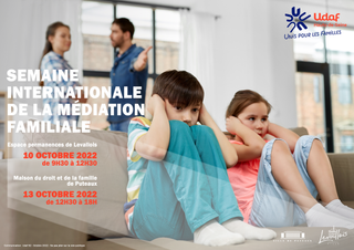 Bandeau Semaine internationale de la médiation familiale - octobre 2022