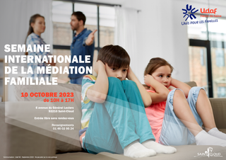 Bandeau semaine internationale de la médiation familiale - octobre 2023
