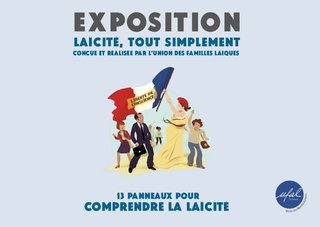 Affiche Exposition laïcité Ufal 92 ouest