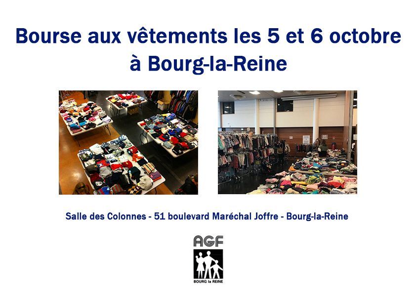 Bourse aux vêtements AGF Bourg-la-Reine